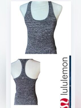 lululemon athletica Gray Heather Racerback Tank
